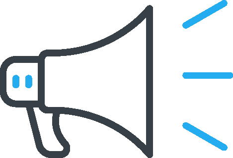 Icon of a megaphone