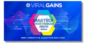 ViralGains MarTech Breakthrough Award 2025 Badge
