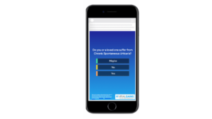 ViralGains survey about a specific health condition called CSU